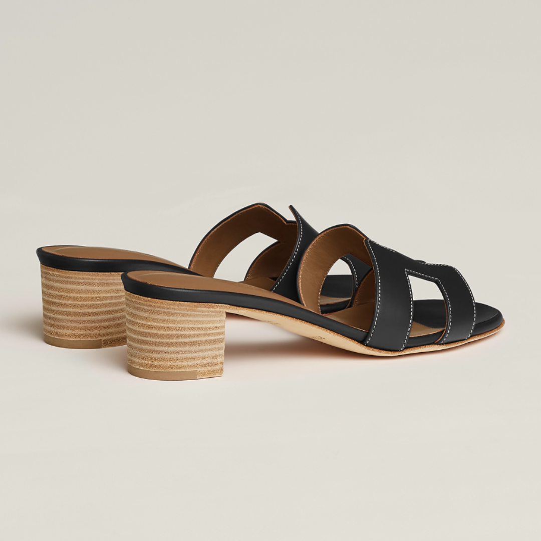 HERMES Oasis Sandals Black